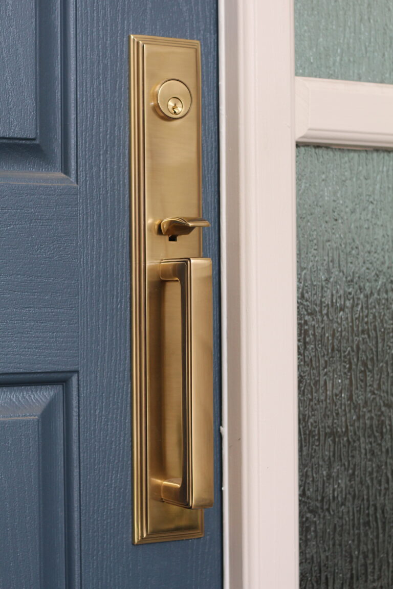 emtek door hardware gold