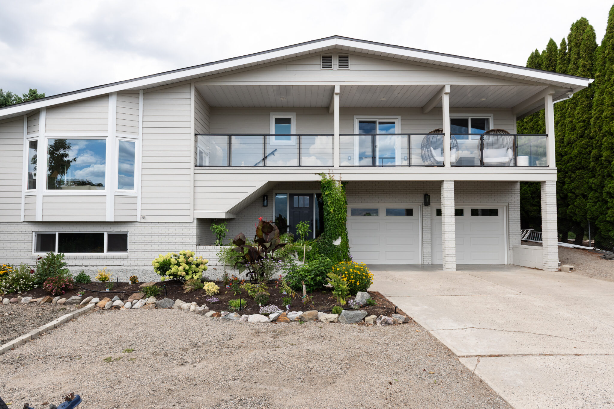 70s home exterior makeover with lp siding