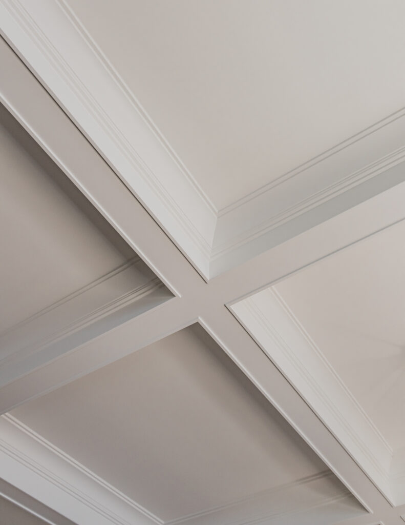 Coffered Ceiling in Kitchen